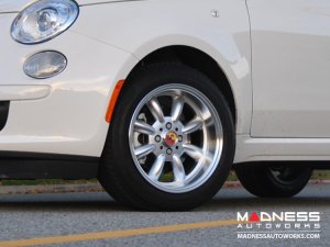 FIAT 500 Custom Wheels - Monza 15x7.5" 4-98 BP - Gloss Black Finish